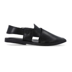 Peshawari Black leather