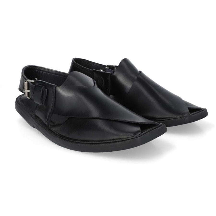 My Store Peshawari Black leather