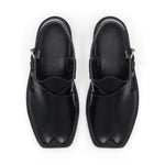 Peshawari Black leather