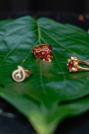NADIRA MEENAKARI PAISELY RING