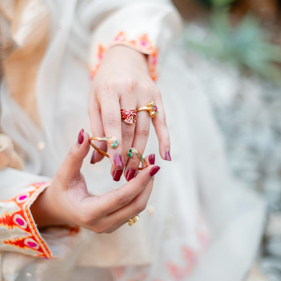 Mian Mitthu Silver Bangle