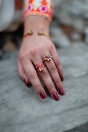 ARJUMAND SILVER RING