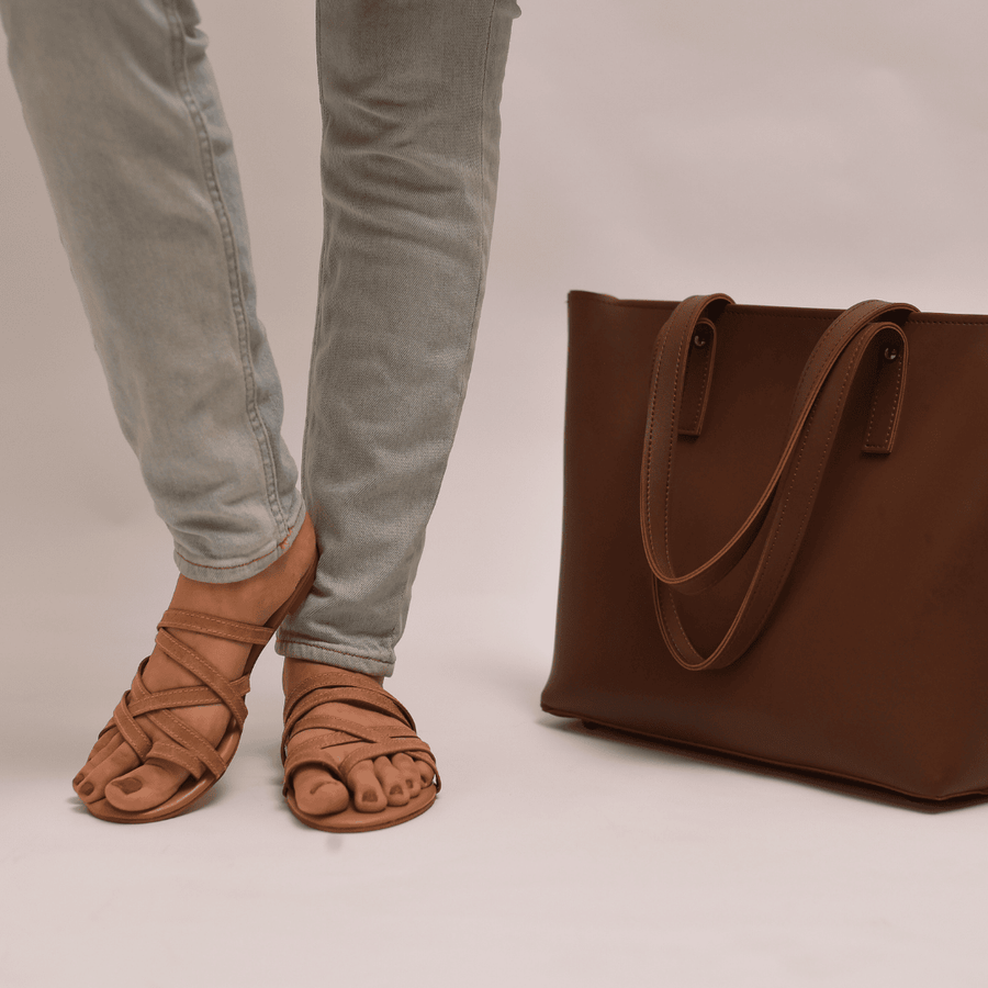 My Store flats DALIA - Tan Leather