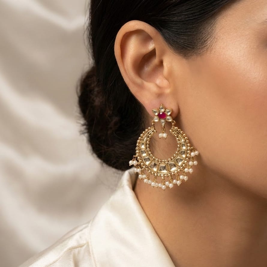 Charbagh Jewellery GULBADAN CHAANDBALI