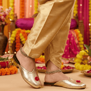 My Store REET KHUSSA MULES GOLD