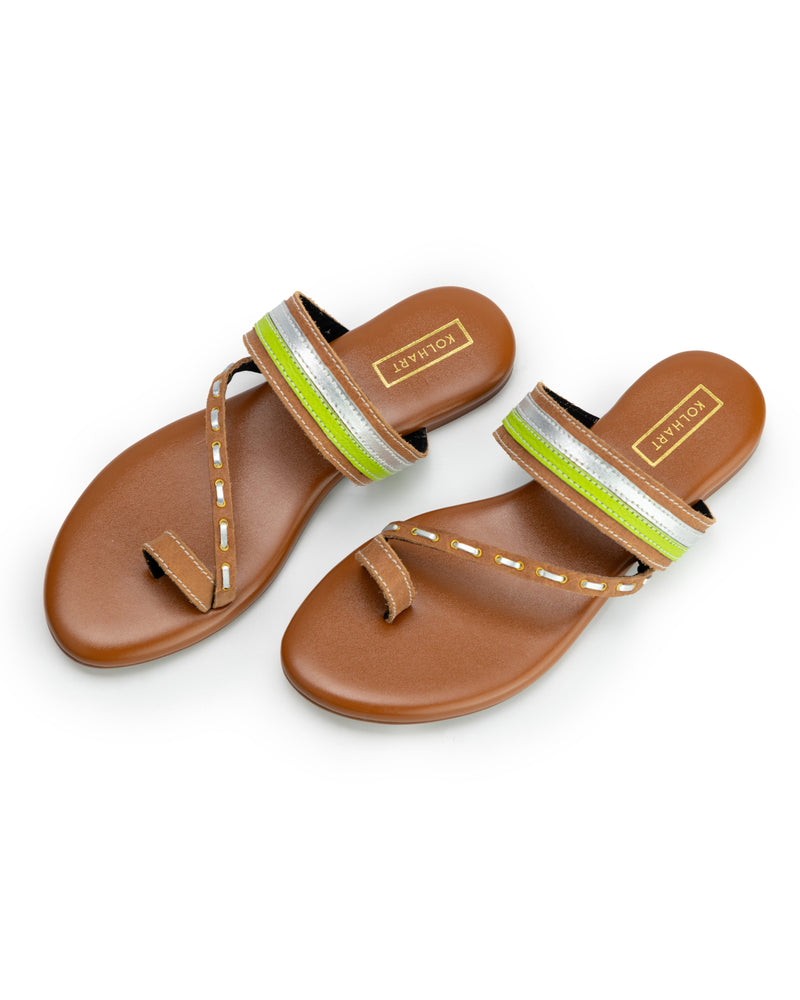 hand made leather slippers