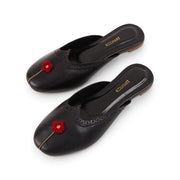 REET KHUSSA MULES BLACK