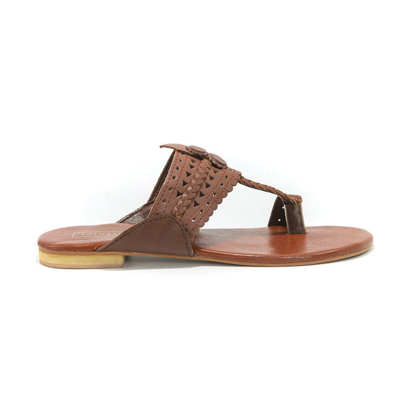AMBER - CLASSIC BROWN KOLHAPURI