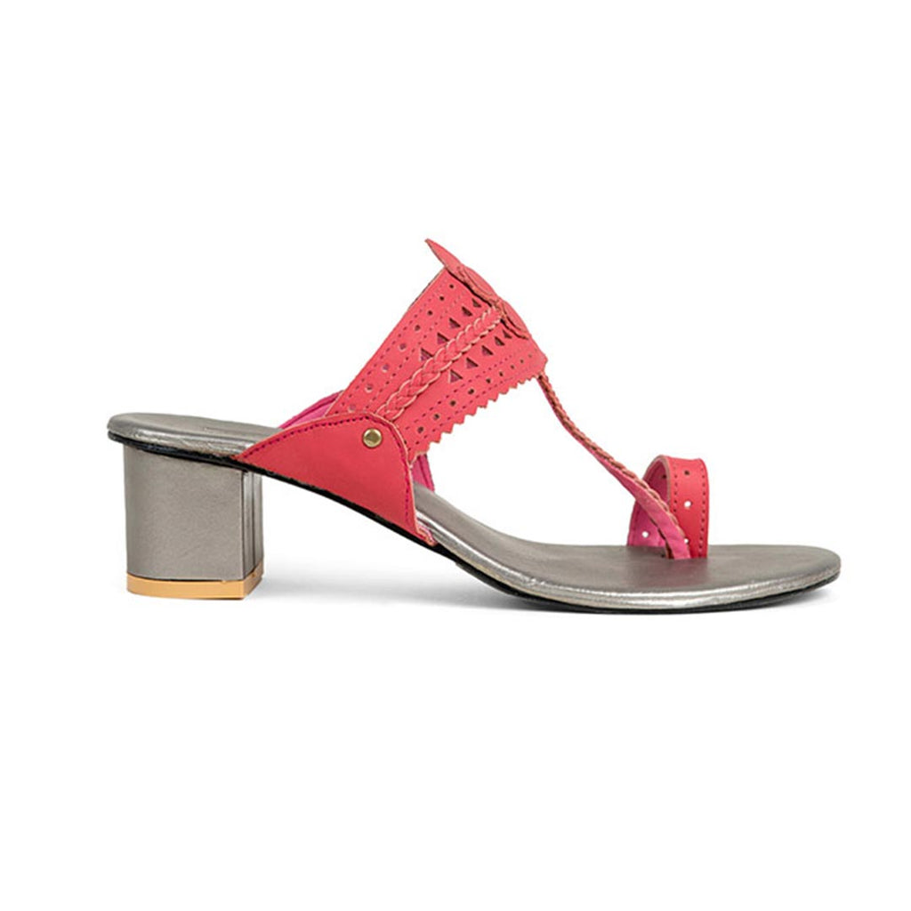 Pink Block Heels
