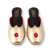 My Store REET KHUSSA MULES GOLD