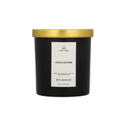 oud and leather scented candled
