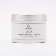 gulab fresh cut roses soywax candle for home decor