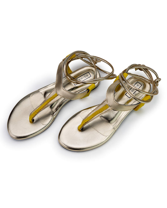 Marigold Lace-up Sandals