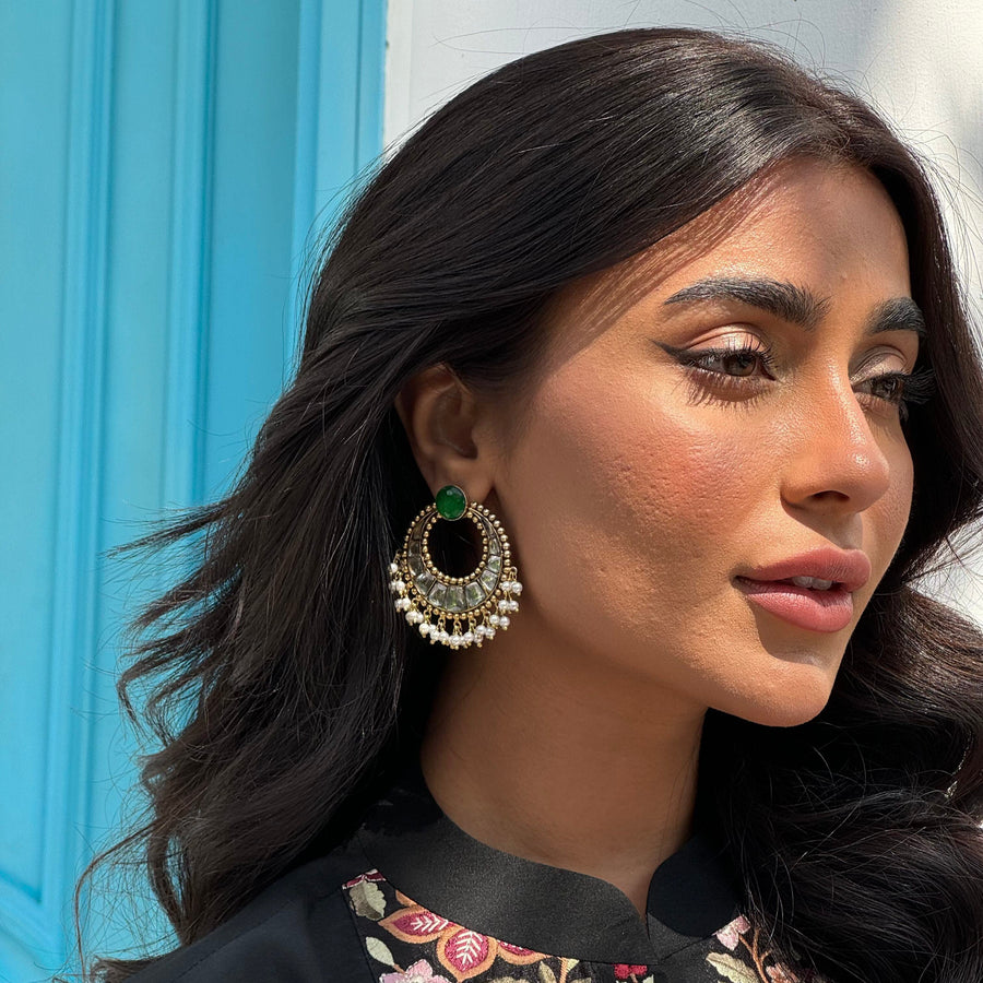 SAHIBA SILVER CHAANDBALI